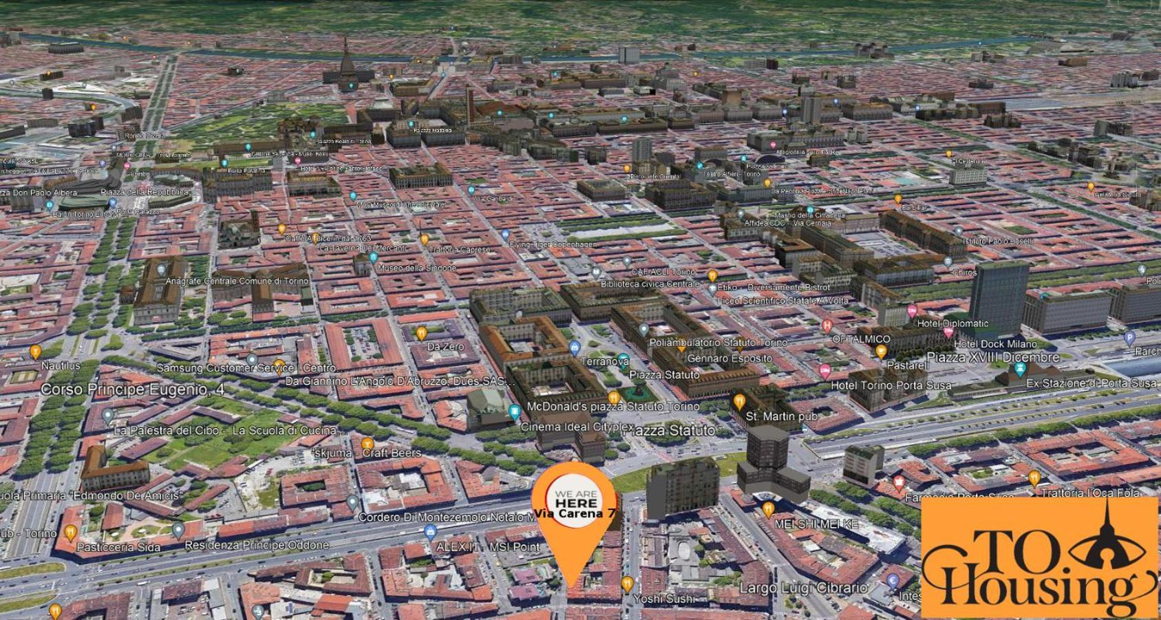 Apartament To-Housing3, Luce E Relax Al Centro Di Torino Zewnętrze zdjęcie